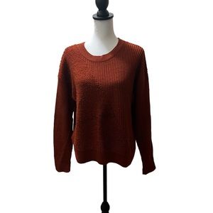 Time And Tru, Rust long Sleeve Sweater, Size L